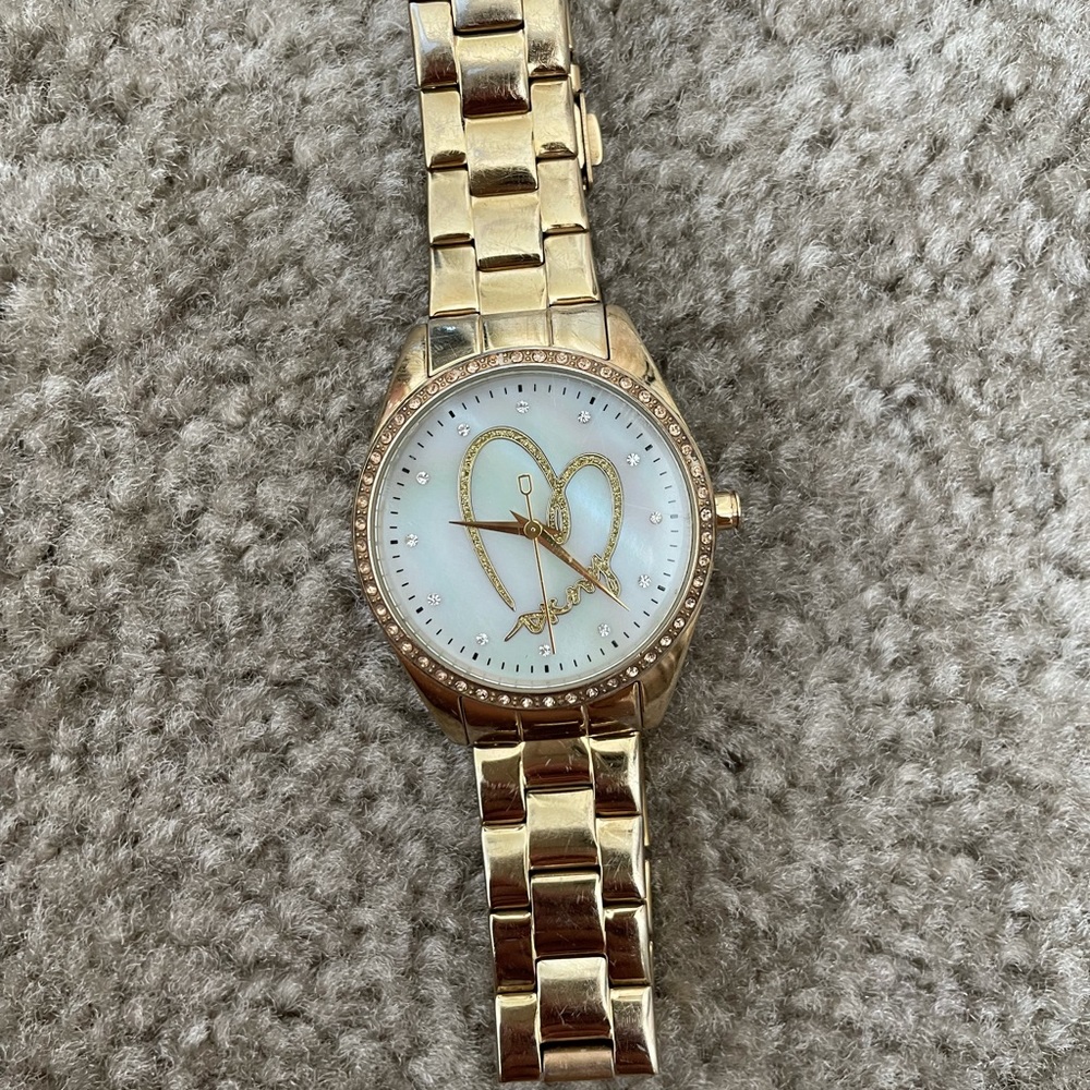 DKNY gold watch